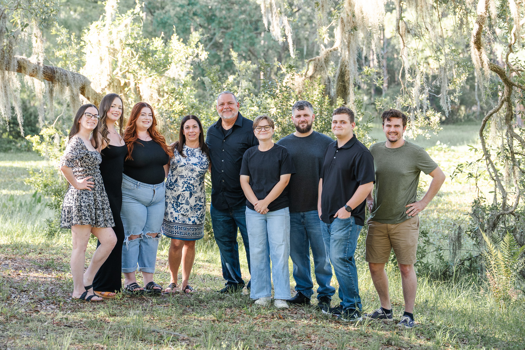 Principal Greg Logan and his family photographed at John Chesnut Sr. Park for Oldsmar Neighbors Magazine
